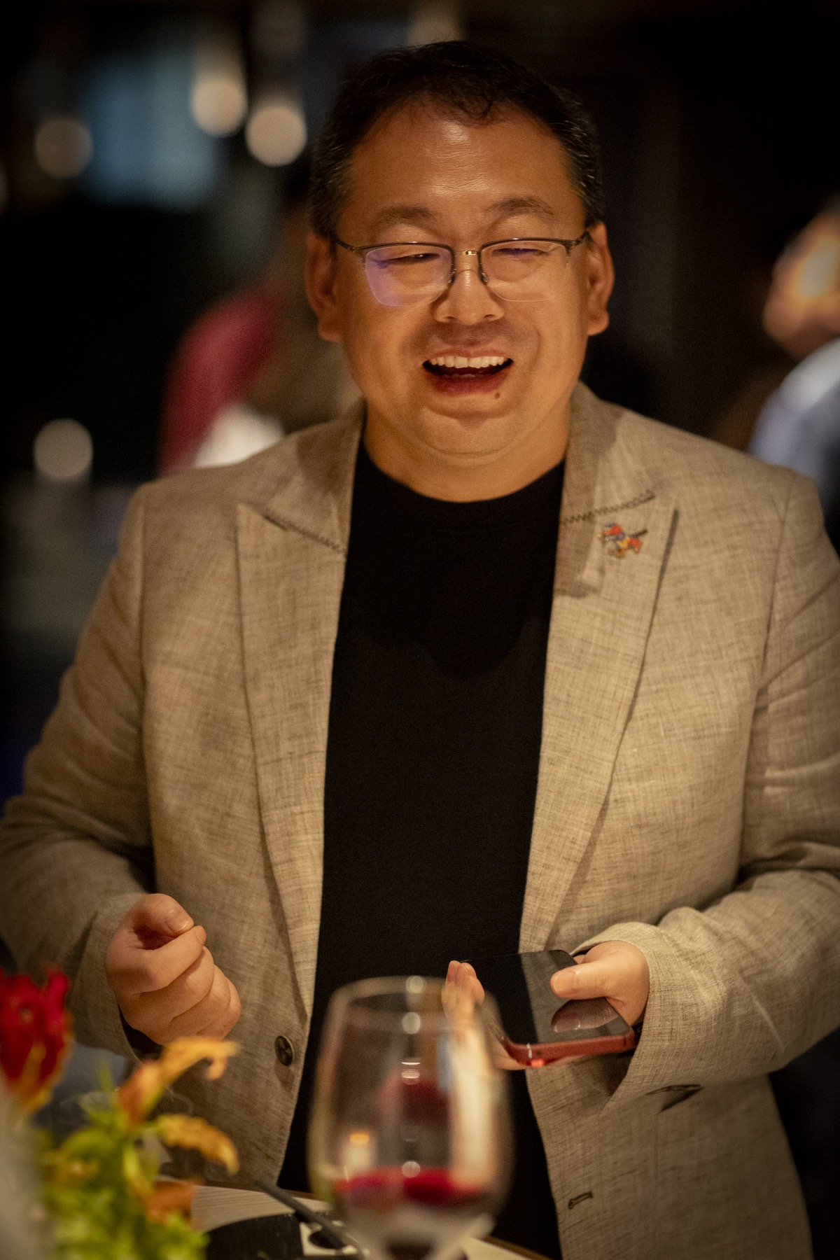 Guest portrait at the WiredScore reception